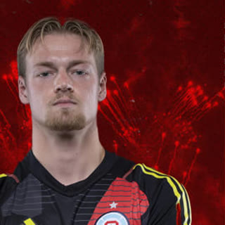Chris Brady in Chicago Fire goalkeeper kit.